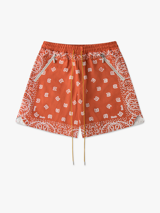 RHUDE BANDANA SHORTS