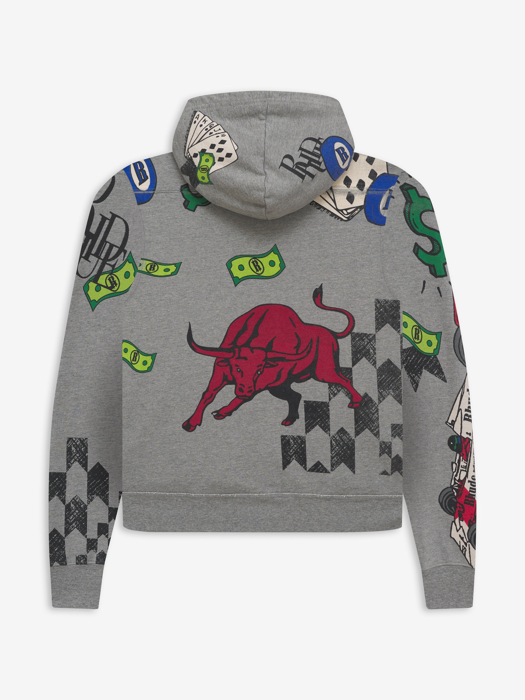 Rhude doodle hoodie new arrivals