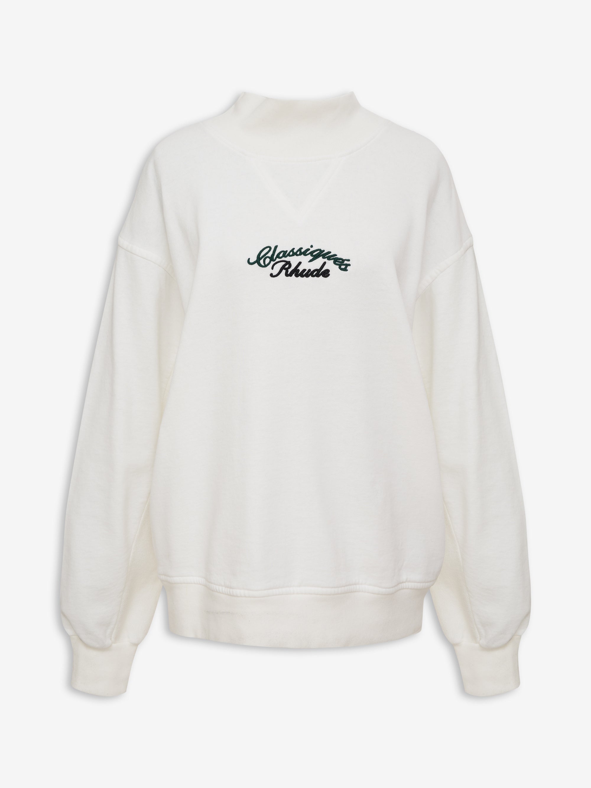 TURTLENECK FLEECE PULLOVER – R H U D E