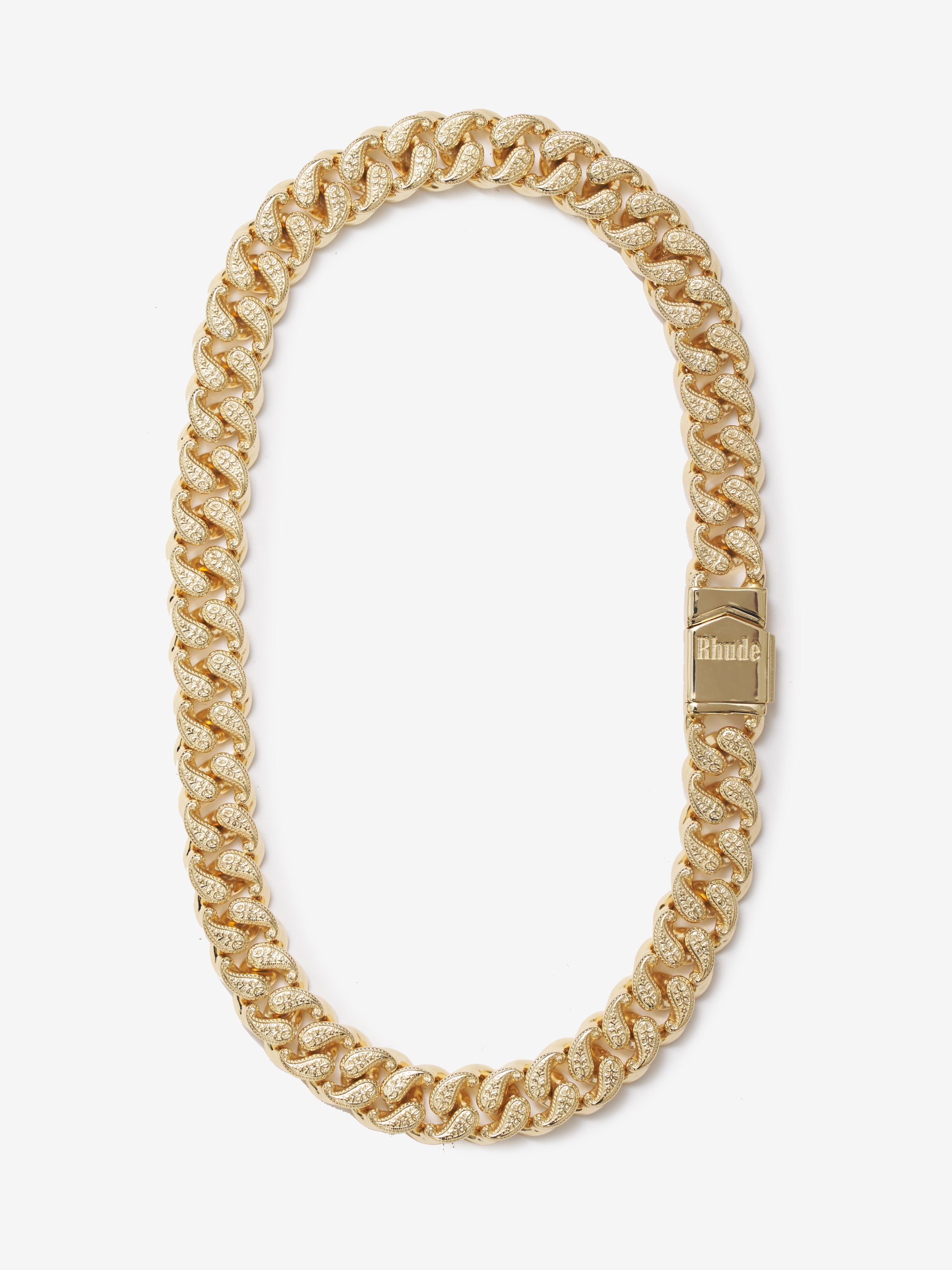 PAISLEY CUBAN LINK NECKLACE