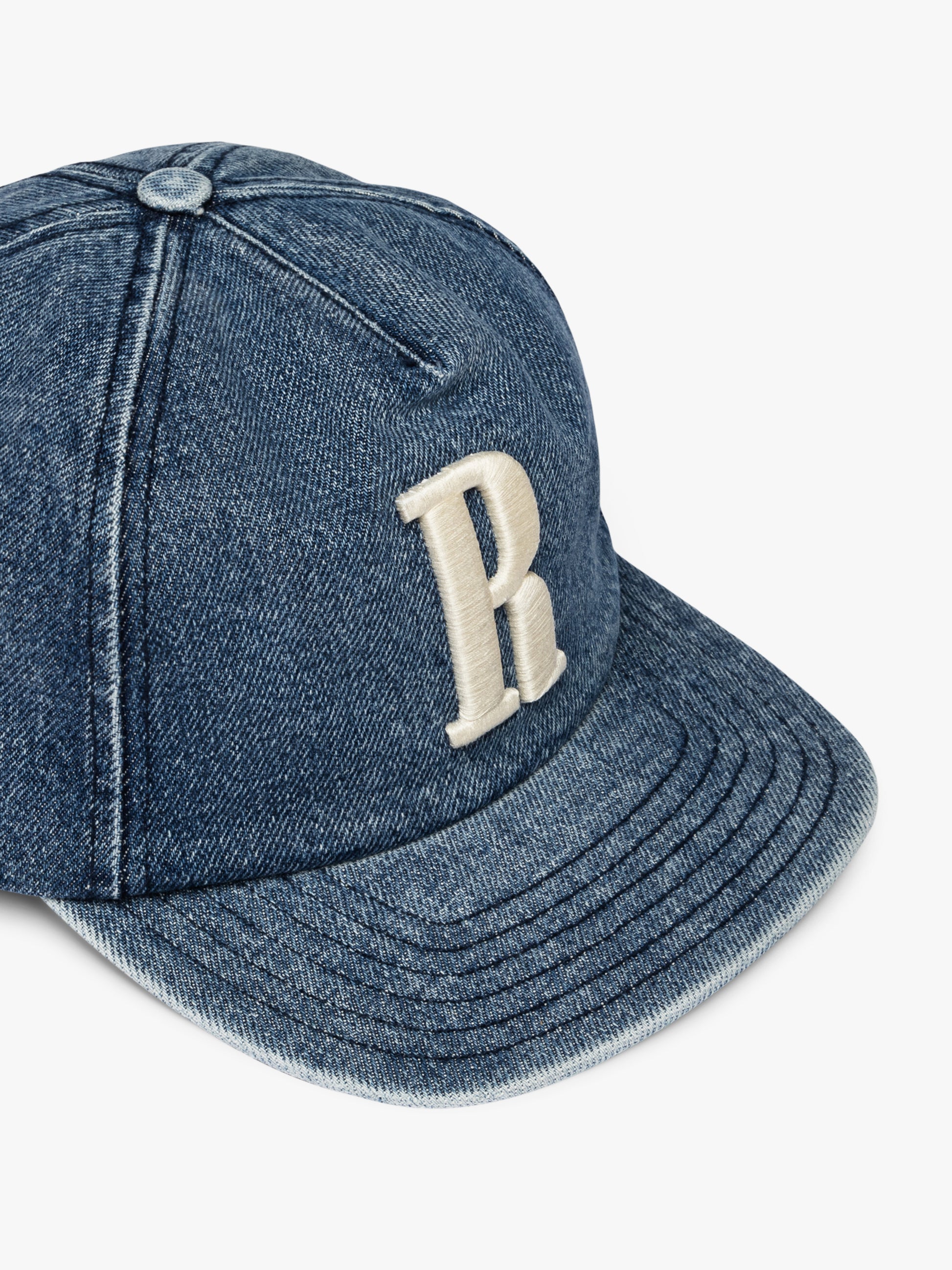 Denim Baseball Cap - Blue